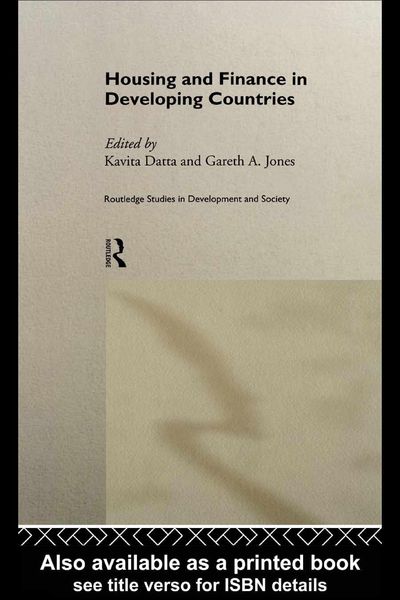 Produktbild: Housing and Finance in Developing Countries