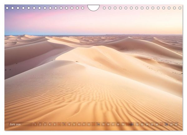 Produktbild: Sandd&uuml;nen In der W&uuml;ste und am Meer (Wandkalender 2026 DIN A4 quer), CALVENDO Monatskalender