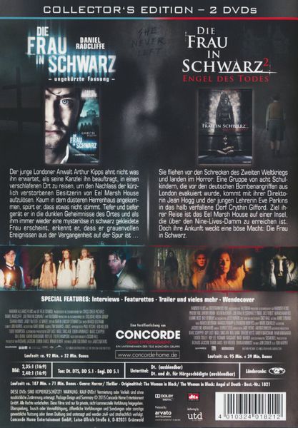 Produktbild: Die Frau in Schwarz 1+2 [CE]