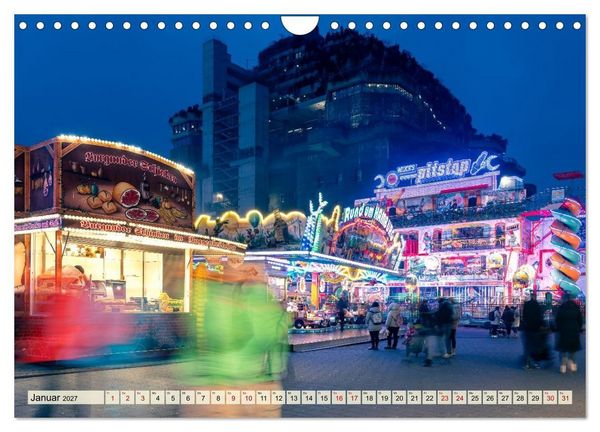 Produktbild: Hamburger N&auml;chte (Wandkalender 2027 DIN A4 quer), CALVENDO Monatskalender