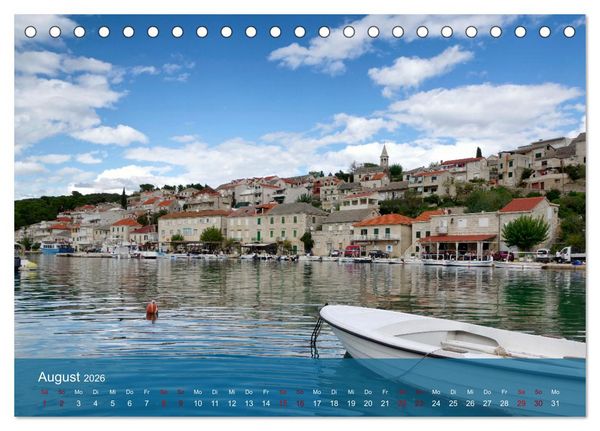 Produktbild: Dalmatien - Stille Orte (Tischkalender 2026 DIN A5 quer), CALVENDO Monatskalender