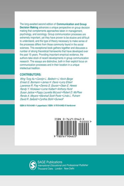 Produktbild: Communication and Group Decisionmaking