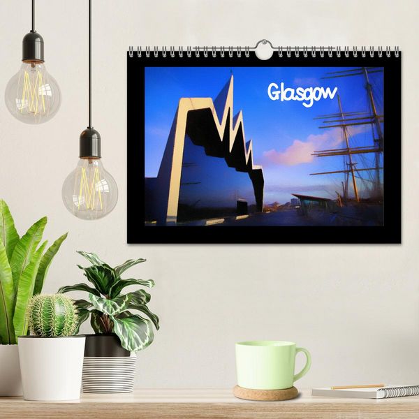 Produktbild: Glasgow (Wall Calendar 2026 DIN A4 landscape), CALVENDO 12 Month Wall Calendar