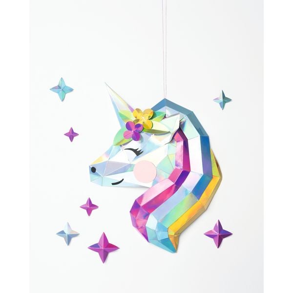Produktbild: Folia Magic Rainbow 12 Blatt irisierendes Bastelpapier 24 x 34 cm, 120 & 250 g/m&sup2;