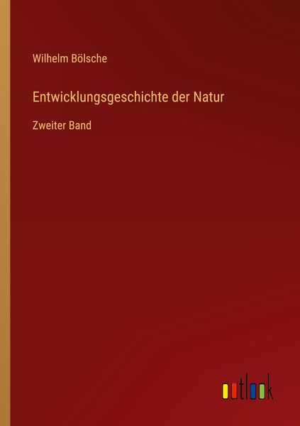 Produktbild: Entwicklungsgeschichte der Natur