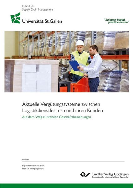 Produktbild: Aktuelle Verg&uuml;tungssysteme zwischen Logistikdienstleistern und ihren Kunden