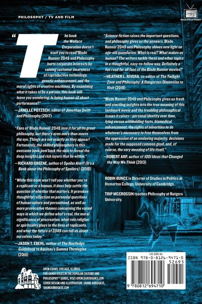 Produktbild: Blade Runner 2049 and Philosophy