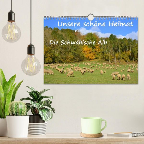 Produktbild: Unsere sch&ouml;ne Heimat - Die Schw&auml;bische Alb (Wandkalender 2026 DIN A4 quer), CALVENDO Monatskalender