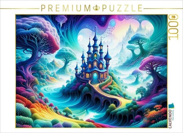 CALVENDO Puzzle Bunte Oase | 1000 Teile Lege-Größe 64x48cm Foto-Puzzle für glückliche Stunden
