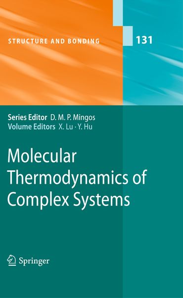 Produktbild: Molecular Thermodynamics of Complex Systems