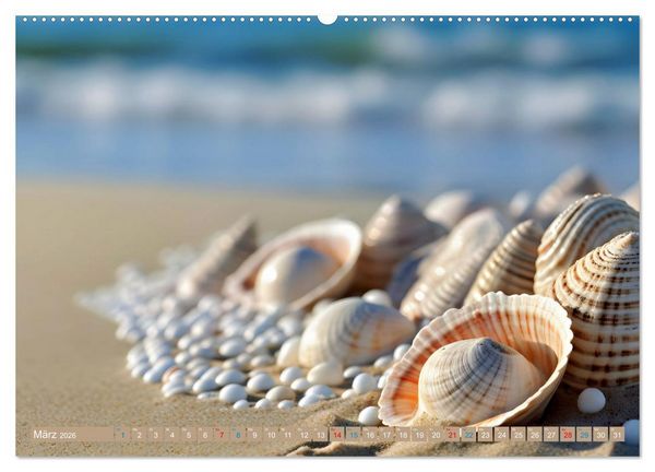 Produktbild: Faszination Muscheln (Wandkalender 2026 DIN A2 quer), CALVENDO Monatskalender