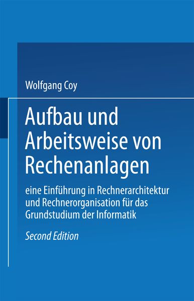 Produktbild: Aufbau und Arbeitsweise von Rechenanlagen