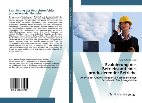 Produktbild: Evaluierung des Betriebsumfeldes produzierender Betriebe