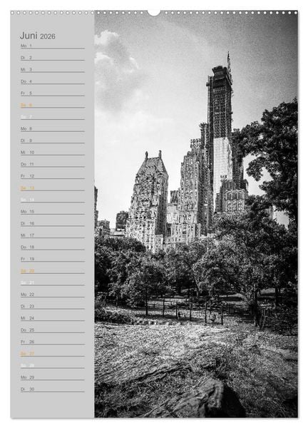Produktbild: New York Vertical (Wandkalender 2026 DIN A2 hoch), CALVENDO Monatskalender