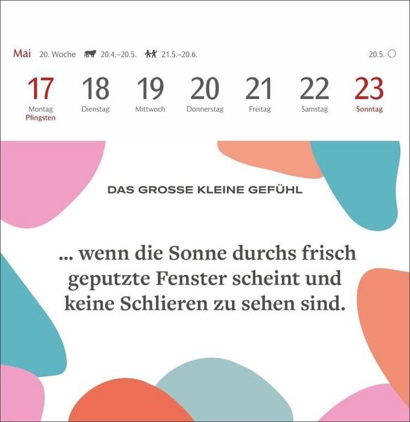 Produktbild: Das gro&szlig;e kleine Gef&uuml;hl Premium-Postkartenkalender 2027 - 53 Postkarten mit Liebeserkl&auml;rungen an allt&auml;gliche Momente