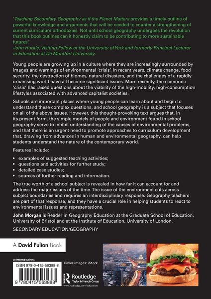 Produktbild: Teaching Secondary Geography as if the Planet Matters