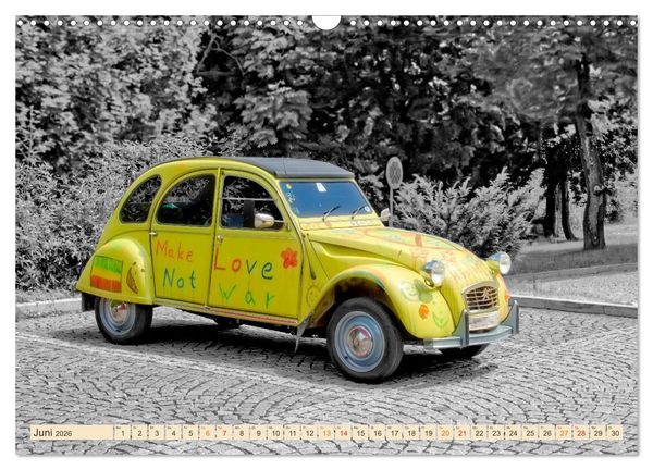 Produktbild: Citro&euml;n 2CV - Entenparade (Wandkalender 2026 DIN A3 quer), CALVENDO Monatskalender