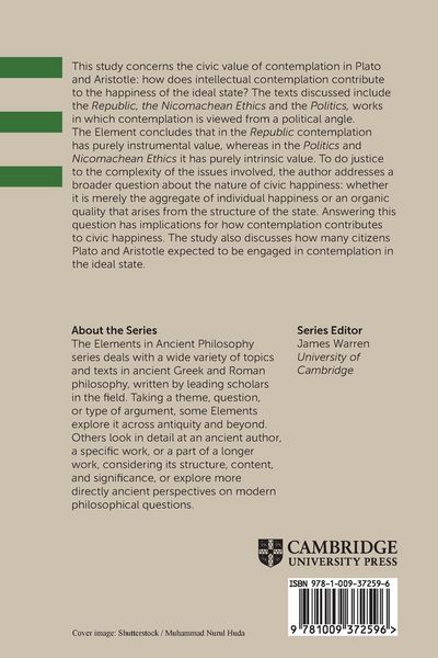 Produktbild: Contemplation and Society in Plato and Aristotle