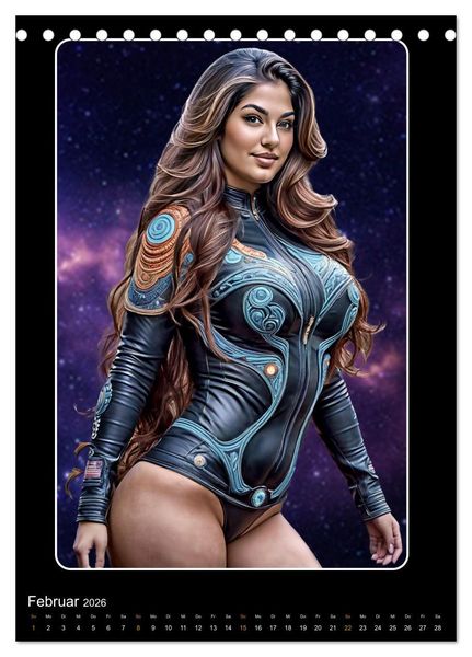 Produktbild: Miss im Universum (Tischkalender 2026 DIN A5 hoch), CALVENDO Monatskalender