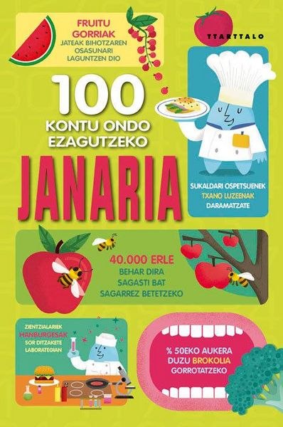 Produktbild: 100 kontu ondo ezagutzeko janaria