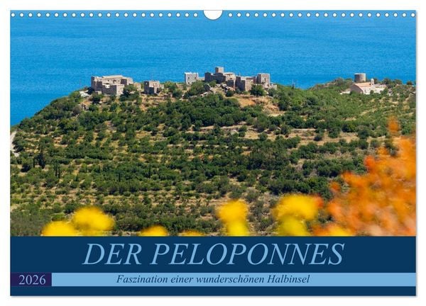 Produktbild: DER PELOPONNES (Wandkalender 2026 DIN A3 quer), CALVENDO Monatskalender