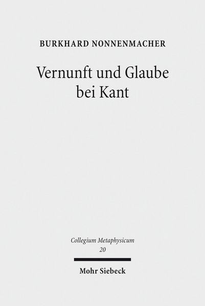 Produktbild: Vernunft und Glaube bei Kant