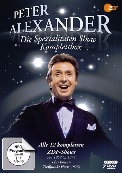 Die Peter Alexander Spezialitäten Show - Komplettbox (Alle 12 ZDF-Shows plus Treffpunkt Herz) [7 DVDs]