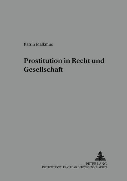 Produktbild: Prostitution in Recht und Gesellschaft