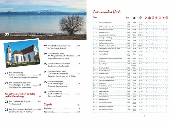 Produktbild: Radtouren f&uuml;r Langschl&auml;fer Bodensee