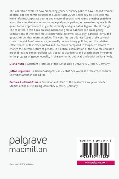 Produktbild: Gender and Family in European Economic Policy