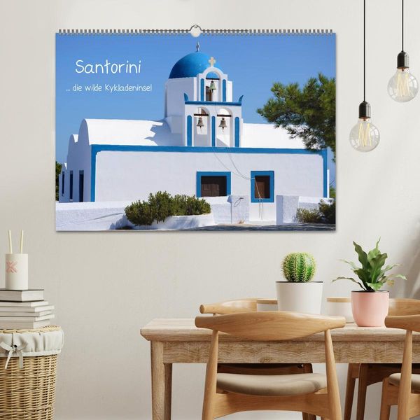Produktbild: Santorini (Wandkalender 2026 DIN A2 quer), CALVENDO Monatskalender