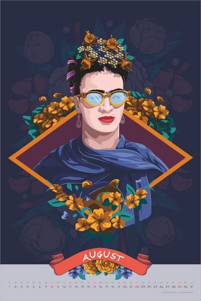 Produktbild: Frida Kahlo Wandkalender 2027
