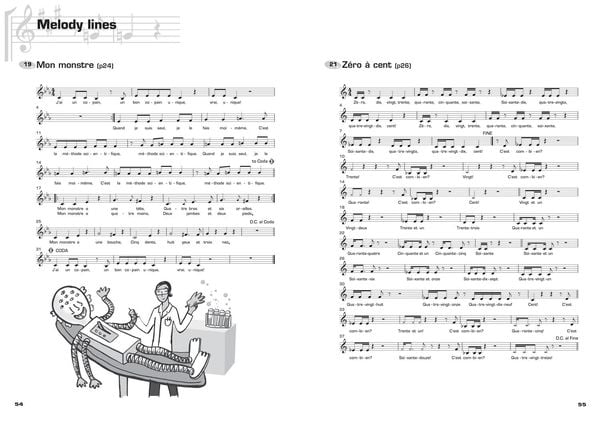 Produktbild: Singing French (Book + CD)