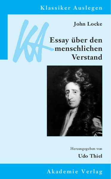 Produktbild: John Locke: Essay &uuml;ber den menschlichen Verstand