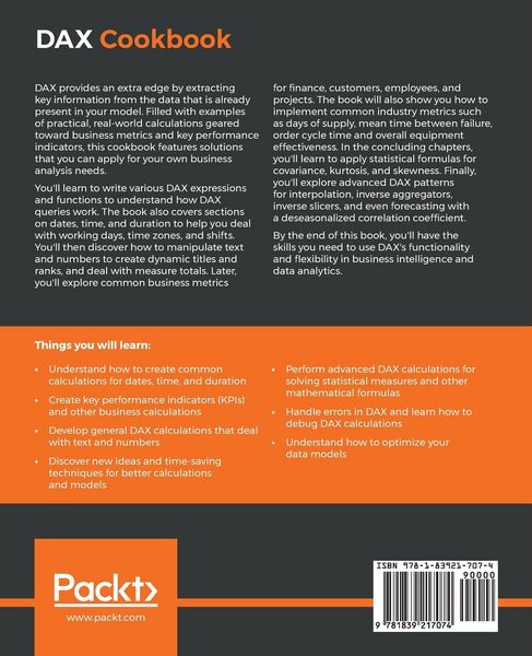 Produktbild: DAX Cookbook