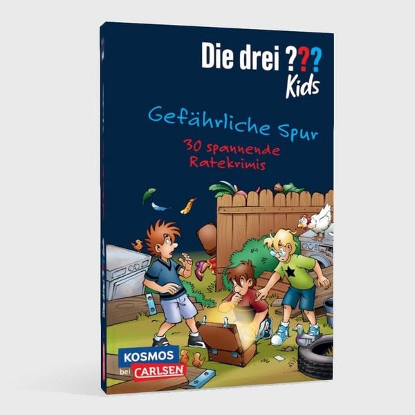 Produktbild: Die drei ??? Kids: Gef&auml;hrliche Spur. 30 spannende Ratekrimis!