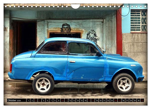 Produktbild: SKODA HITS - Oldtimer der CSSR in Kuba (Wandkalender 2026 DIN A4 quer), CALVENDO Monatskalender