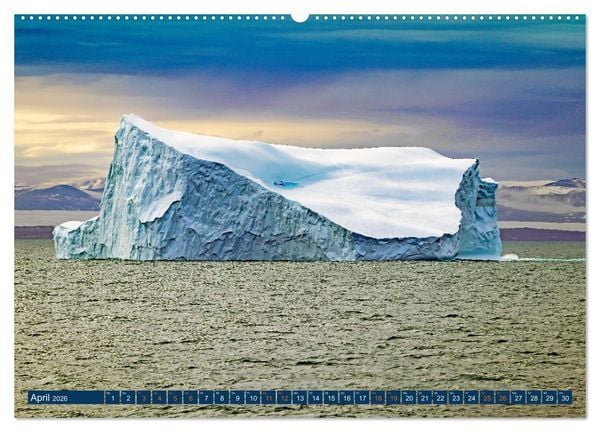 Produktbild: Berge aus Eis (Wandkalender 2026 DIN A2 quer), CALVENDO Monatskalender