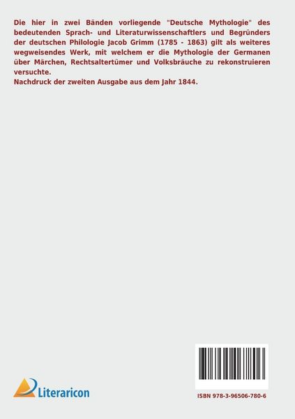 Produktbild: Deutsche Mythologie