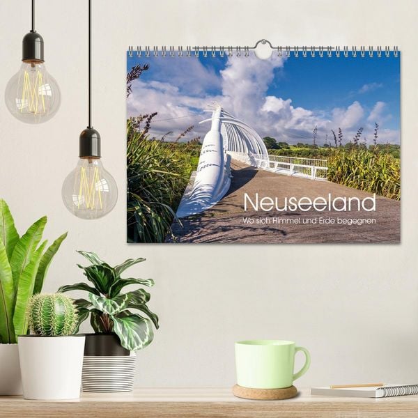 Produktbild: Neuseeland - Wo sich Himmel und Erde begegnen (Wandkalender 2026 DIN A4 quer), CALVENDO Monatskalender