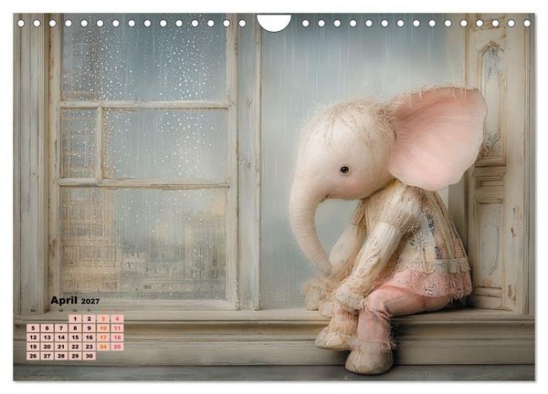 Produktbild: Ein m&auml;rchenhaftes Elefantenleben (Wandkalender 2027 DIN A4 quer), CALVENDO Monatskalender