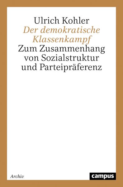 Produktbild: Der demokratische Klassenkampf