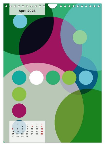 Produktbild: Geometrical ART (Wandkalender 2026 DIN A4 hoch), CALVENDO Monatskalender