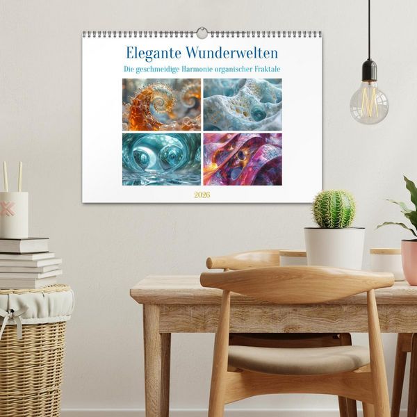 Produktbild: Elegante Wunderwelten (Wandkalender 2026 DIN A3 quer), CALVENDO Monatskalender