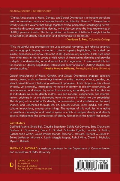 Produktbild: Critical Articulations of Race, Gender, and Sexual Orientation