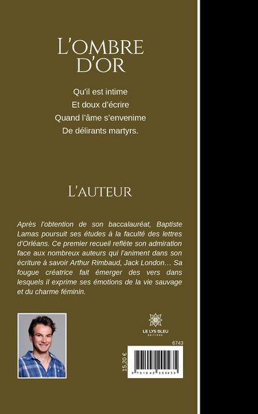 Produktbild: Baptiste Lamas: L'ombre d'or