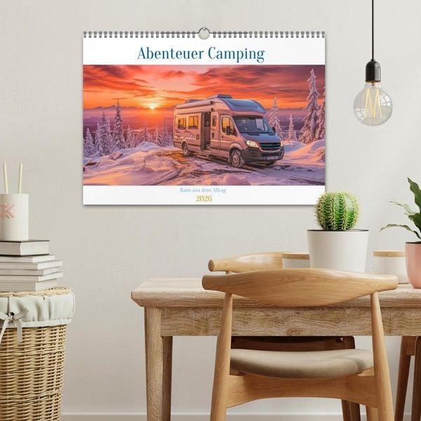 Produktbild: Abenteuer Camping (Wandkalender 2026 DIN A3 quer), CALVENDO Monatskalender
