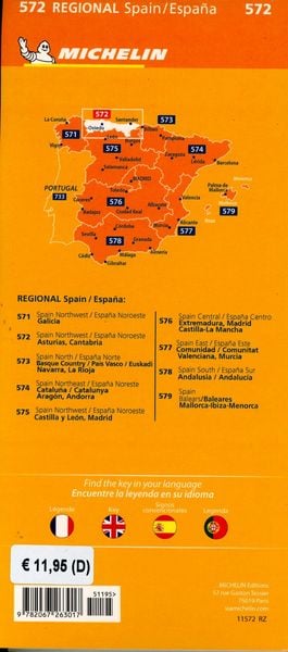 Produktbild: Michelin Asturien, Kantabrien
