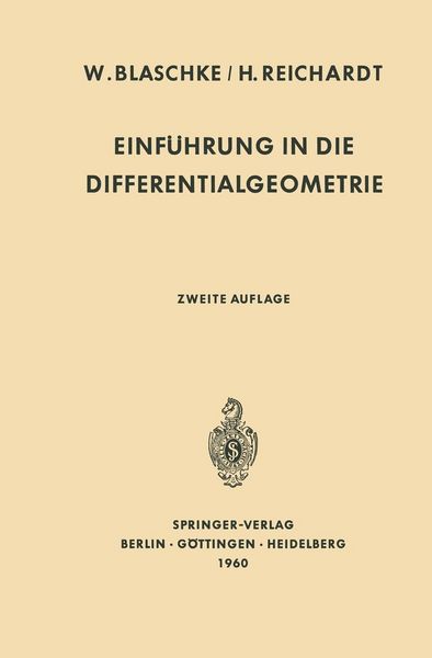 Produktbild: Einf&uuml;hrung in die Differentialgeometrie