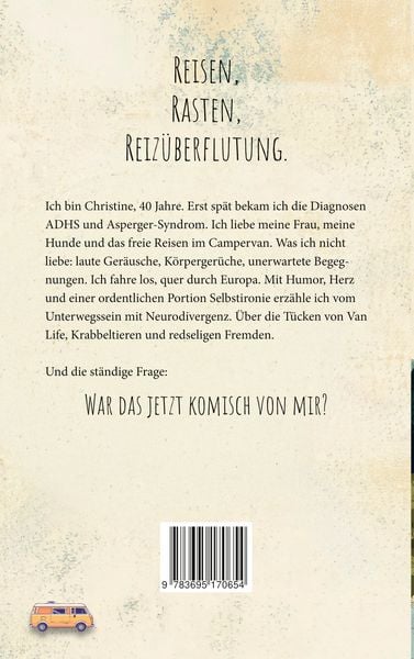 Produktbild: Als autistin mit dem van durch europa